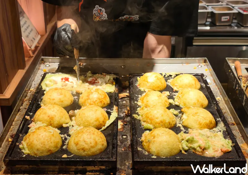 ▲「爆彈燒本舖」這次來台推出多達15種正宗口味供選擇。(攝影：鄭雅之)