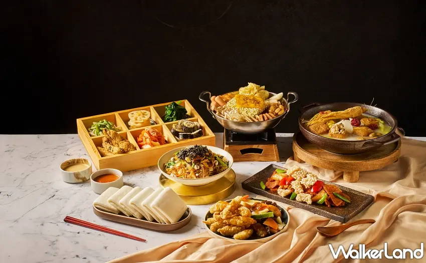 ▲養心集團旗下的「YACHE韓式蔬食」推出了充滿個性的年菜選擇，打破傳統年菜的既定印象。圖／養心餐飲集團提供；窩客島整理