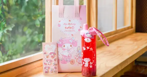 CoCo美樂蒂聯名杯！CoCo莓好雙果系列，美樂蒂冷水杯 美樂蒂保溫袋加購優惠一次看。