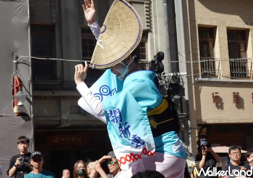 ▲昭和藝能座更邀請了阿波舞團體帶來充滿生命力的表演，讓大家在節奏聲中感受濃濃的日本慶典氣氛。