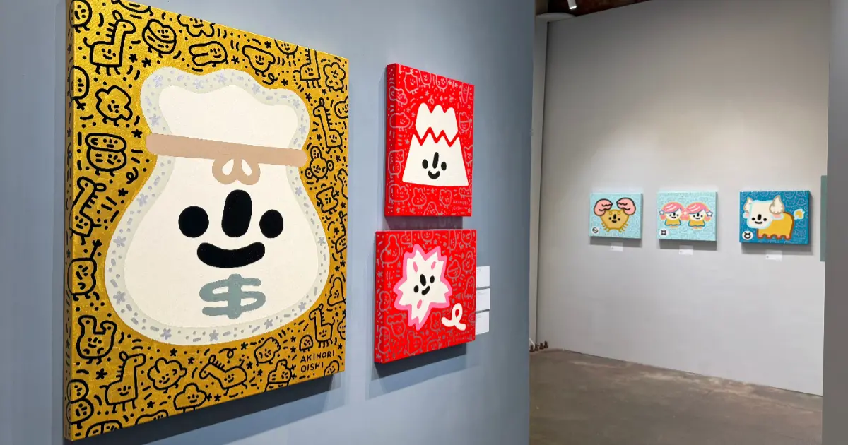 華山展覽免費逛！大石曉規馬年祈願個展新作29件，免費拍笑臉招財貓 富士山。