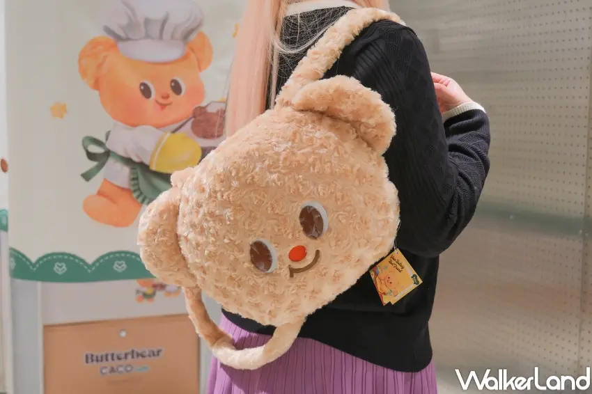 ▲活動期間推出 Butterbear 聯名周邊，讓療癒感延伸至日常使用。（攝影：張人尹）