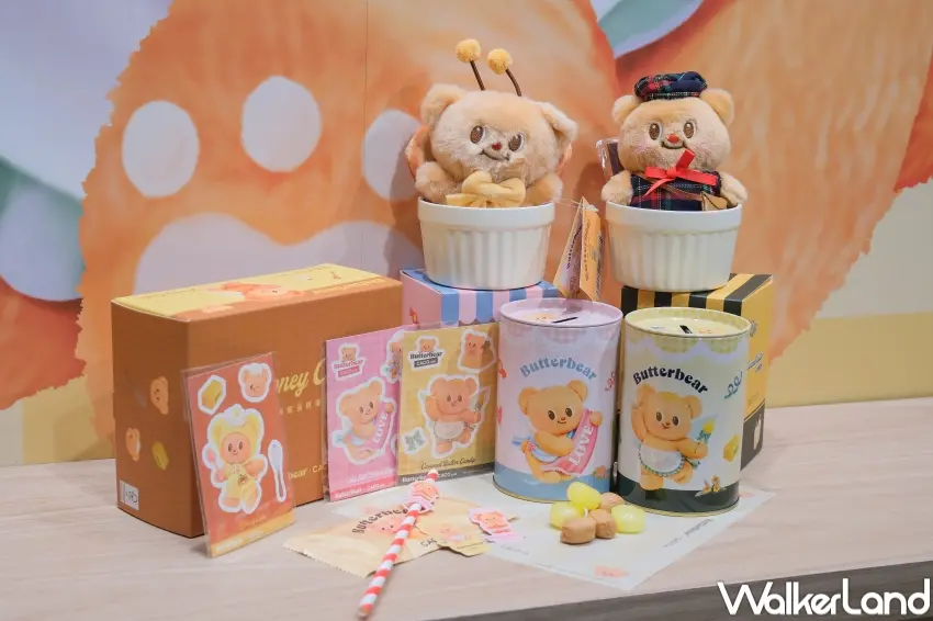 ▲加州椰子集團推出 Butterbear 伴手禮系列，適合自用與送禮。（攝影：張人尹）