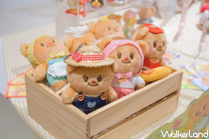 ▲活動期間推出 Butterbear 聯名周邊，熊熊不同造型都超萌。（攝影：張人尹）