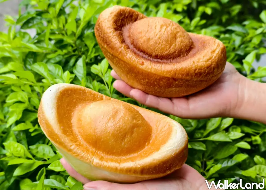 ▲高雄新春人氣商品，一年只賣3個月LA ONE Bakery的元寶紅豆麵包。（美食好芃友提供）