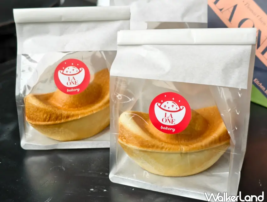 ▲為確保品質與新鮮度,LA ONE Bakery 會將每顆元寶麵包單獨包裝。(美食好芃友提供)