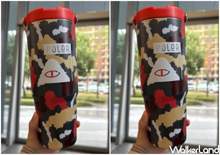 ▲2026全聯福袋和美國潮牌POLER聯名,600元福袋有造型冰壩杯。(攝影:鄭雅之)