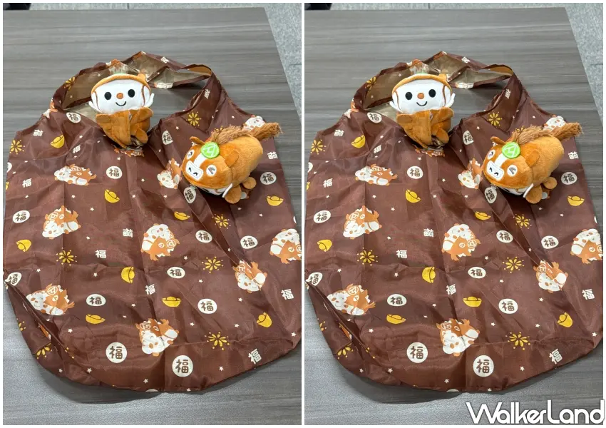 ▲全聯超搶手的「疊疊樂玩偶生肖購物袋」,今年則是以直購價120元,或50福利點加99元販售。(攝影:鄭雅之)