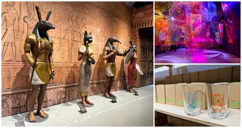 ▲6大華山展覽寒假必逛！華山蜷川實花展、七龍珠展、蠟筆小新特展，票價、周邊一次看。(攝影：鄭亦庭)