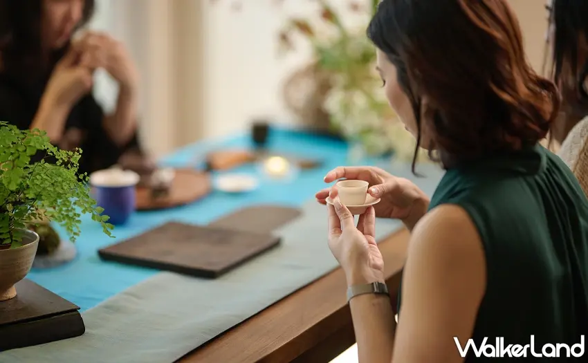 ▲採預約制的木守茶席KIMAMORI，提供隱密且專注的品茶靜心體驗。圖／嵨開安旅提供；窩客島整理