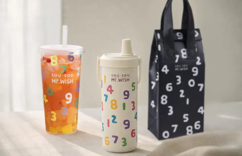 ▲網友狂敲碗SO-SU-U 十數昆款聯名不銹鋼吸管杯,變色杯與保冷提袋