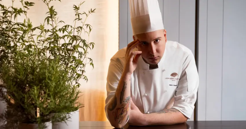 紅蝦指南一叉肯定！台北文華東方 Bencotto 新主廚馬利歐奎達以米其林手藝演繹南義靈魂料理。