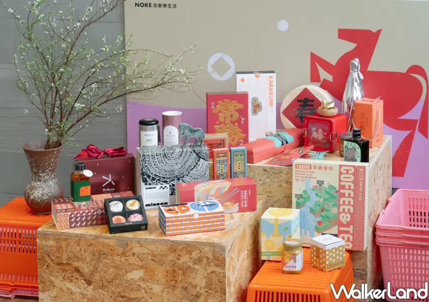 ▲以樂福馬拉松為主題,將傳統年貨大街變成充滿時尚感的選物節。