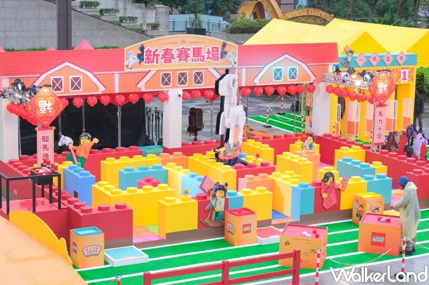 ▲樂高®指定門檻買贈活動同步登場,拼砌同時收藏新春限定好禮。(攝影:張人尹)