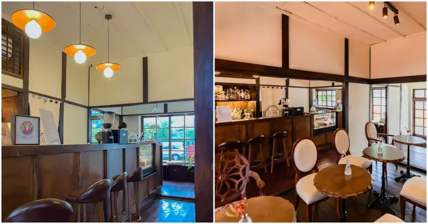 ▲梅琴洋行保留了眷村老宅的靈魂，換上優雅的洋式復古傢俱，坐在這裡喝一杯，絕對是這趟旅程最放鬆的時刻。