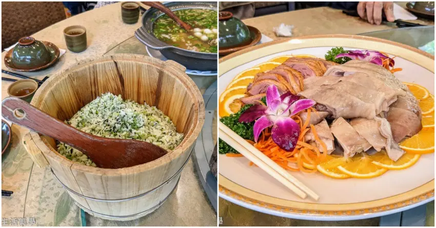 ▲來到壹等賞，絕對不能錯過他們最著名的各式茶料理。無論是「養生茶油拌飯」，還是招牌雞肉料理，這些特色菜餚，皆是每桌必點的美味料理。