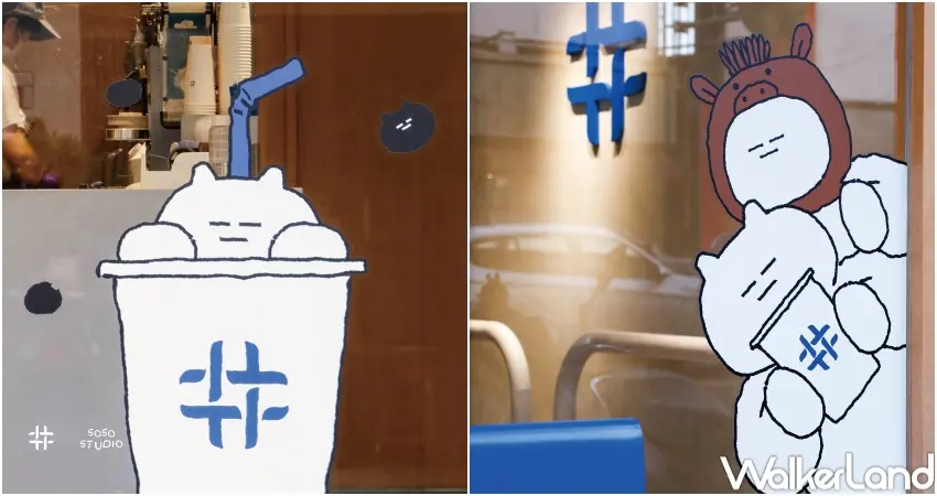 ▲得正全台門市換上 SOSO FAMILY 情境窗貼，打造春節互動體驗。