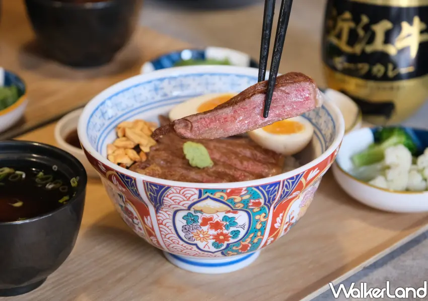 ▲和牛十圖安和店推出期間限定「近江牛和牛丼」。