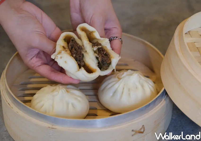 ▲和牛十圖安和店店內也有和牛肉包，可以內用品嚐，也有冷凍包可以買回家當早餐吃。