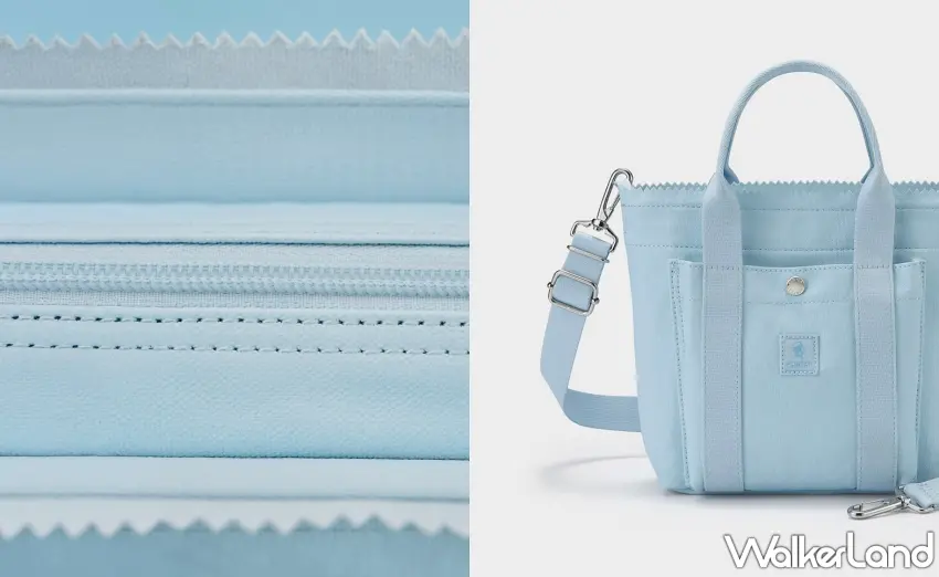 ▲PUFF系列細節特寫，立體縫製的口袋結構與精緻車縫線，勾勒出柔和且具層次感的輪廓。圖／PORTER INTERNATIONAL提供；窩客島整理