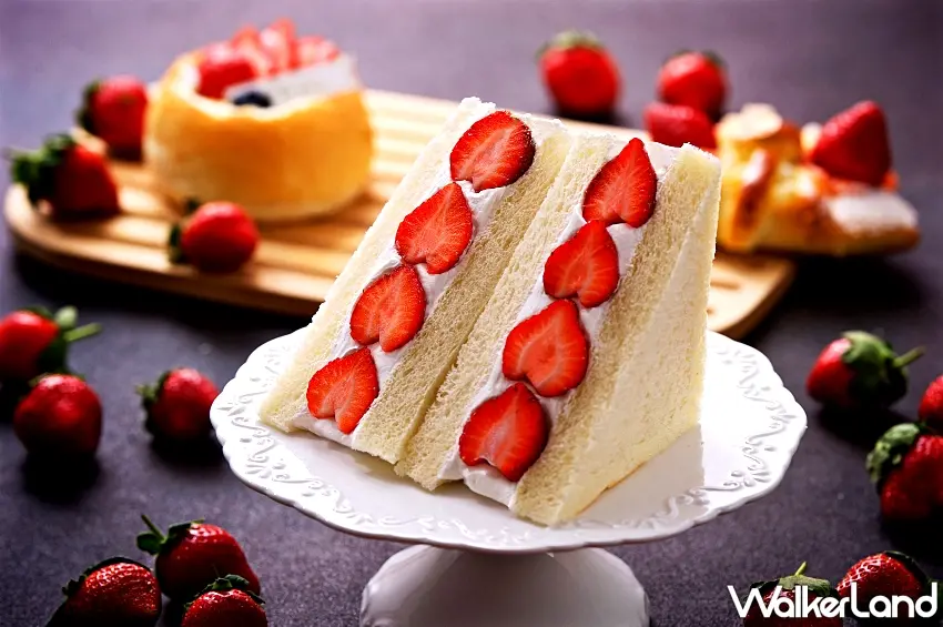 ▲「草莓Queen」以新鮮草莓搭配滑順鮮奶油，簡單純粹的高雅風味是早餐的最佳選擇。圖／神旺普諾麵包坊提供；窩客島整理