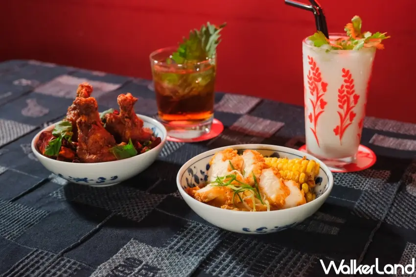 ▲週末炸雞俱樂部攜手 DYCTEAM® 推出《Neon Weekend Grid》聯名企劃,從餐點延伸到服飾設計,打造完整風格體驗(攝影:張人尹)