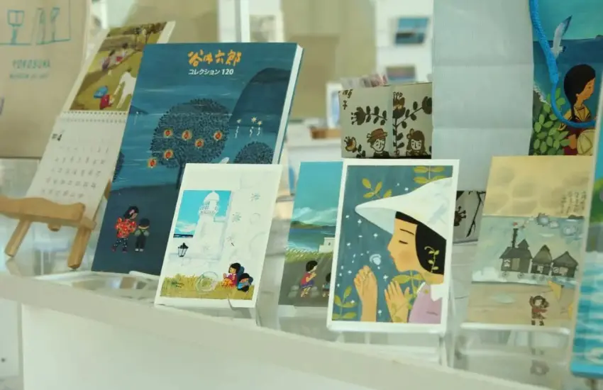 ▲館內附設谷內六郎館不能錯過，谷內六郎是日本知名插畫家，作品充滿溫暖的懷舊氛圍和童趣。