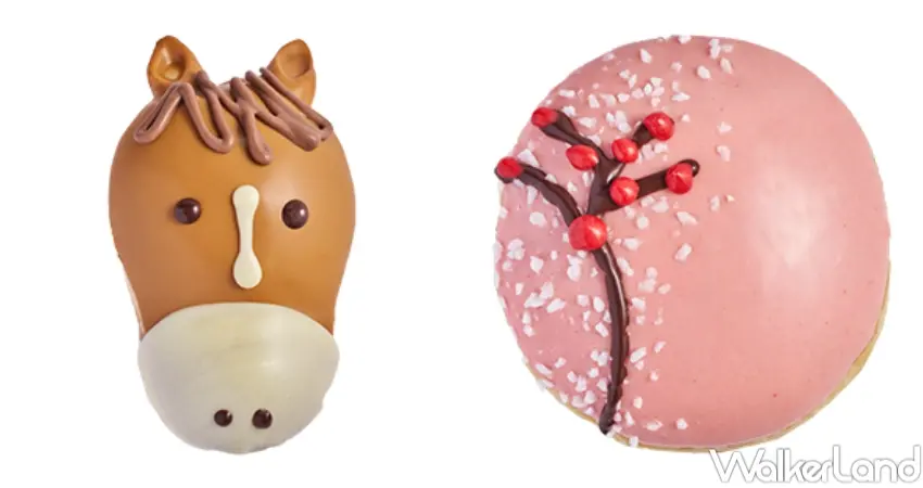 ▲Krispy Kreme 推出三款新春限定甜甜圈，造型與寓意同步到位。