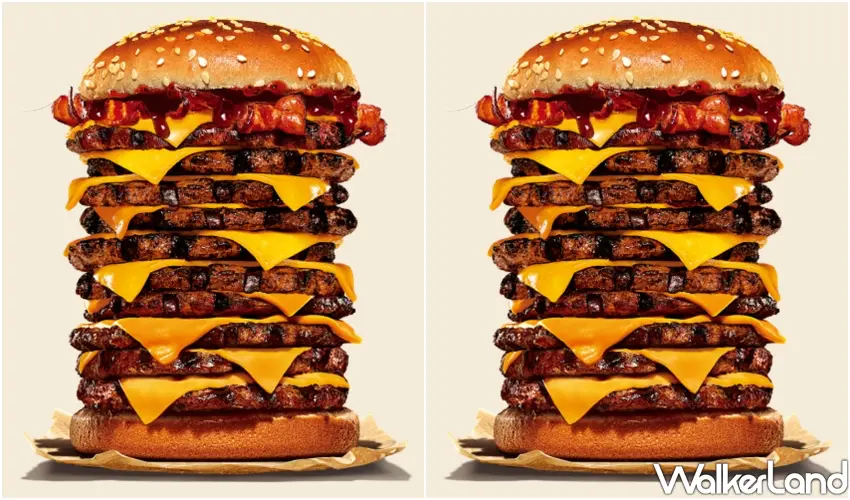 ▲漢堡王十犇牛肉堡回歸，但漲價30元。