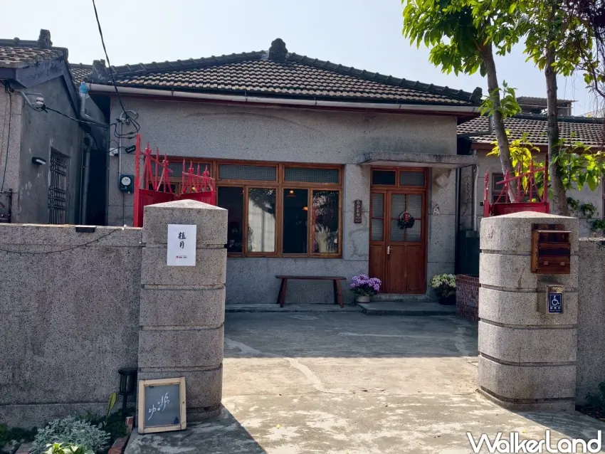 ▲「植月選物・喫茶・影像」進駐建業新村的一間老宅。（攝影：楊婷雅）