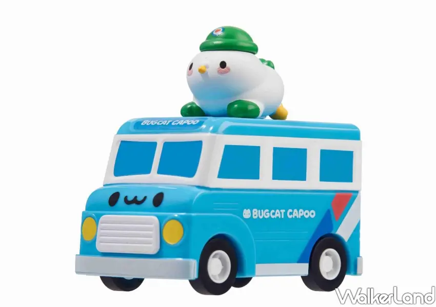 ▲中華郵政貓貓蟲咖波迴力車共有兩款,將於2月3日開賣。