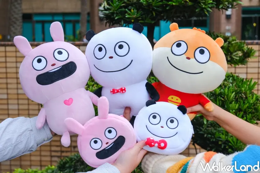 ▲7-11 首度攜手西村優志，集結開心熊貓、小鼠、戀愛兔推出全店聯名集點商品。（攝影：張人尹）