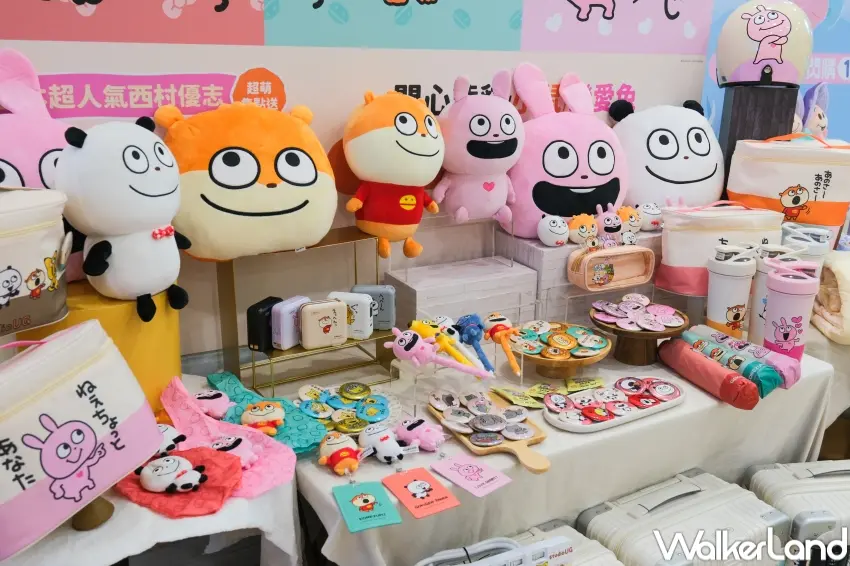 ▲7-11 西村優志聯名周邊一次登場超過20款，從收藏小物到實用商品同步開賣。（攝影：張人尹）