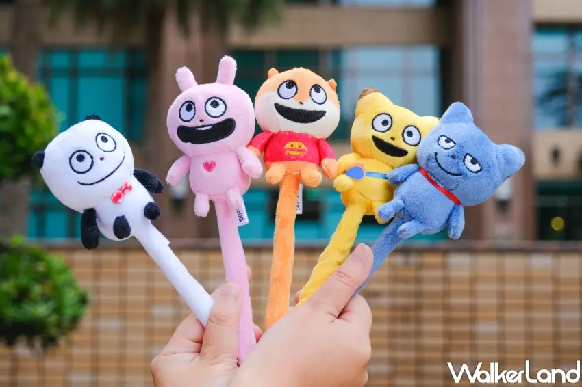 ▲7-11 首度攜手西村優志，集結開心熊貓、小鼠、戀愛兔推出全店聯名集點商品。（攝影：張人尹）