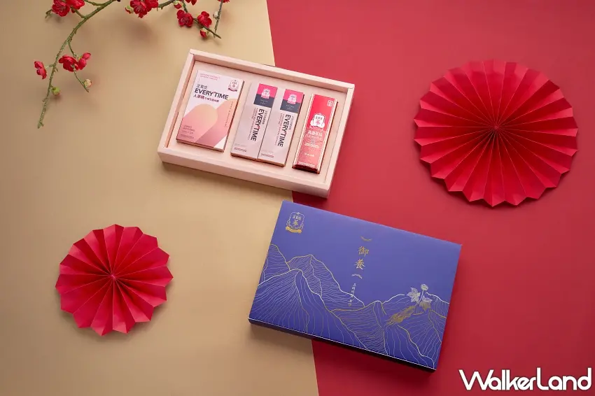 ▲正官庄以週期保養為核心，推出18日極能重啟禮盒與37日EVERYTIME 御養禮盒，將祝福轉化為日常滋補。圖／正官庄提供；窩客島整理