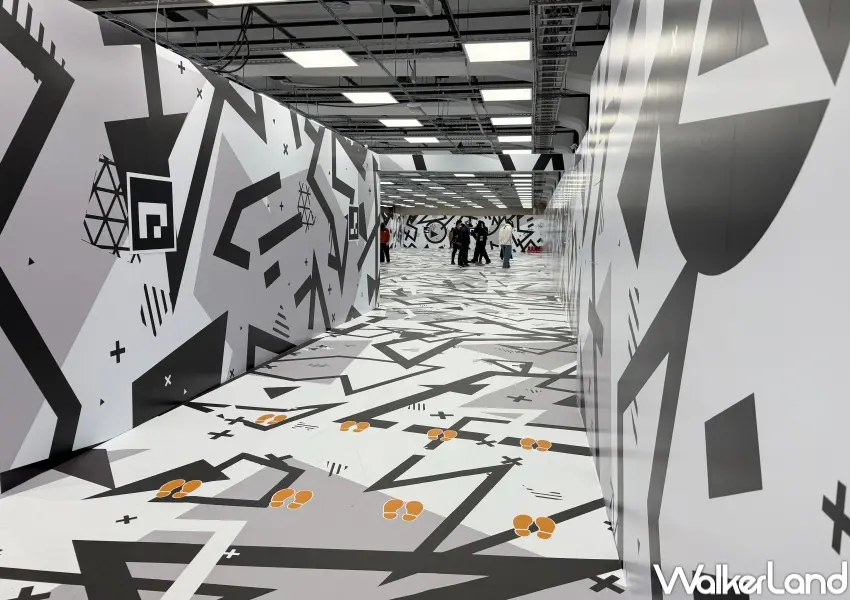 ▲松菸XR沈浸玩家推出《消失的法老》古夫金字塔VR體驗，可以同時多人走動、進入古埃及世界。(攝影：鄭亦庭)