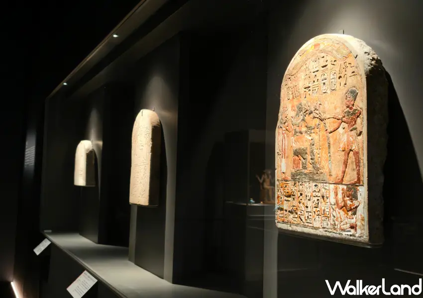 ▲此次奇美博物館 埃及之王:法老特展,和大英博物館合作帶來280件珍貴的真跡。(攝影:鄭雅之)