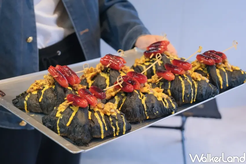 ▲NO COFFEE 推出 NO CAMPING 合作限定 BBQ煙燻風味香腸可頌，將露營燒烤靈感轉化為日常可享用的可頌餐點（攝影：張人尹）