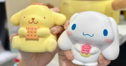 有買一送一！屈臣氏Ｘ布丁狗 大耳狗13款加價購，捏捏球 大頭抱枕都要。