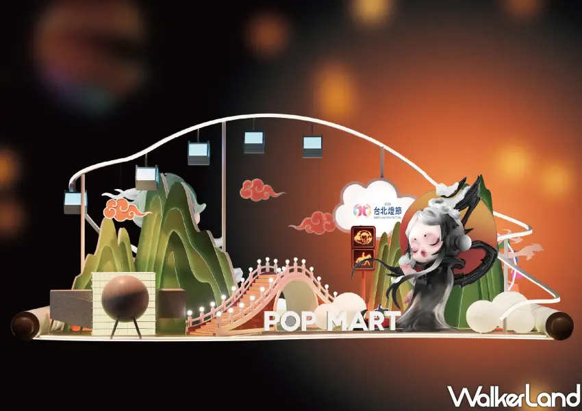 ▲2026台北燈節「西門町展區」請到泡泡瑪特六大人氣角色坐鎮。