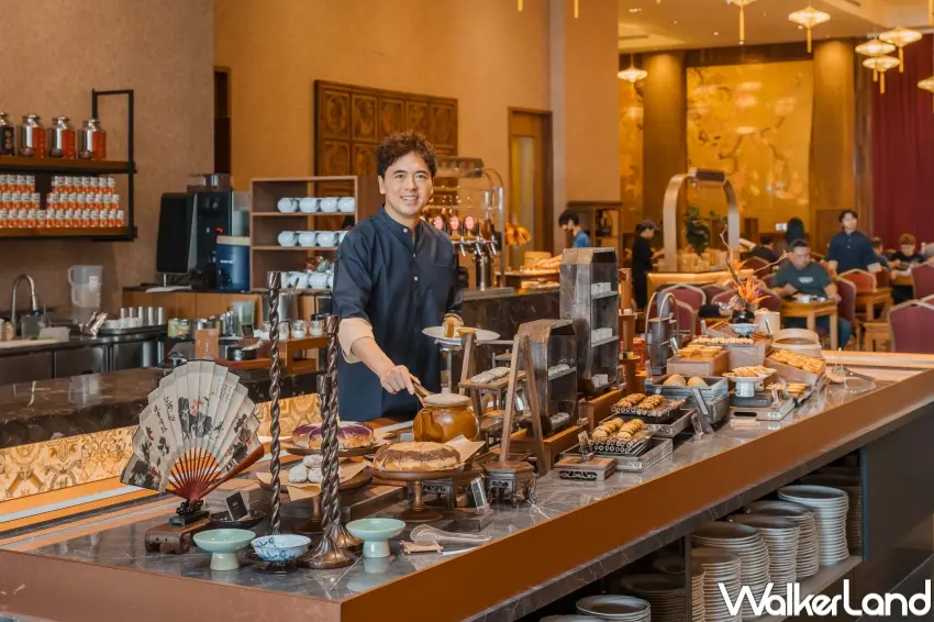 ▲路易莎集團旗下港點「隱岳閣」開幕期間推出兩人同行88折，吸引粉絲把握時間前來體驗。