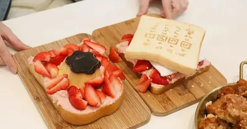 竹北踢鐵板韓系早午餐，草莓布丁山形厚片，韓式拌飯外帶激推。