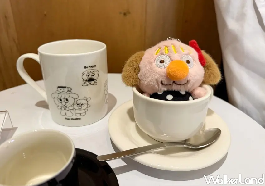 ▲台北免費展覽Baking Dream以狗狗角色結合麵包、甜點為主題,展出一系列插畫、分隔漫畫、狗狗周邊。(攝影:鄭亦庭)