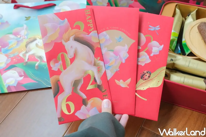 ▲會員全館消費滿3000元,還可獲得春光躍影紅包袋6入組。(攝影:張人尹)