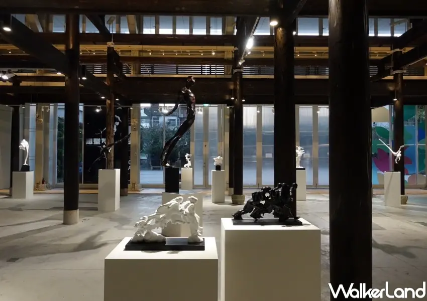 ▲台中古蹟必逛展覽！王尋雕塑展虛擬技術與實體美學融合，展現動態凝結的雕塑作品。
