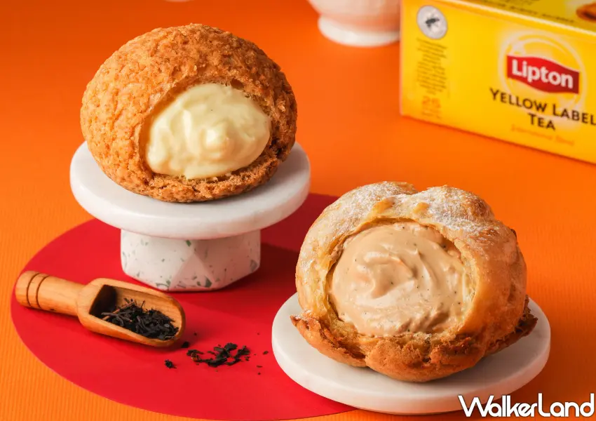 ▲beard papa's和立頓完美比例打造奶茶卡士達內餡。