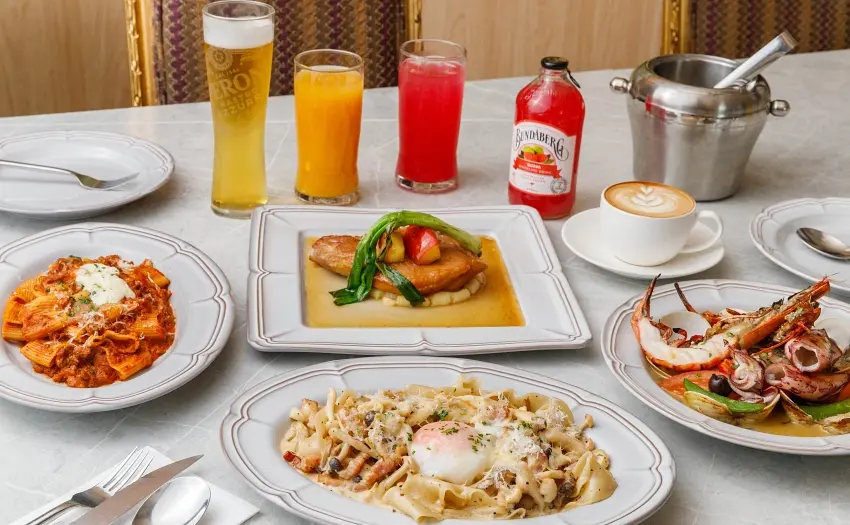 ▲驢子餐廳推出「驢子+1」活動,點指定系列餐點即招待最高價值 240 元飲品乙杯。活動不分平假日、全時段適用,且餐廳免低消,讓飯店級的義式料理變得更親民、更超值。 圖/驢子餐廳提供;窩客島整理