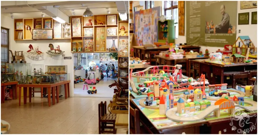 ▲隱身在藝文特區裡的「玩具博物館」,收藏著市面上少見的懷舊童玩,是個充滿溫度的室內遊樂場。