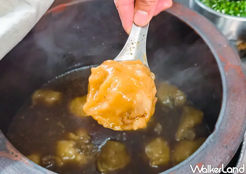 ▲「三塊厝肉圓嫂」主打的招牌「甕滷肉圓」，製程相當少見。（美食好芃友提供）