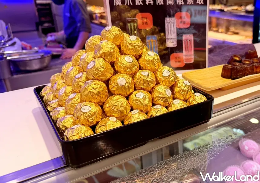 ▲極千葉火鍋金莎巧克力山2/1-2/28限定供應,假日與春節時段加碼登場。